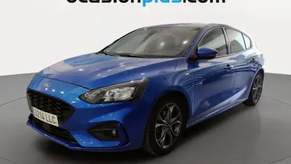 Usado Ford Focus ST-Line 120 CV (88 kW) 2020 Azul Utilitario