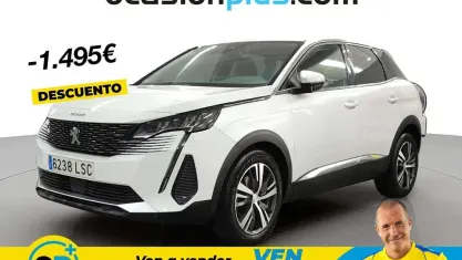Usado Peugeot 3008 Allure 131 CV (96 kW) 2021 Blanco SUV