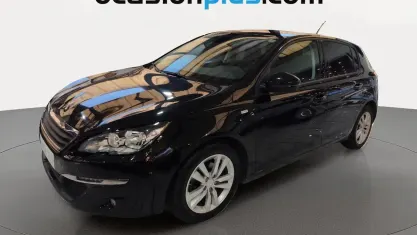 Usado Peugeot 308 Style 100 CV (73 kW) 2017 Negro Utilitario