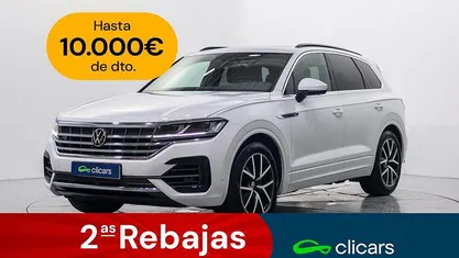 Blanco Usado 2021 VW Touareg R-line SUV | 45.990 € (Precio justo)
