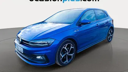 Usado VW Polo Sportline 116 CV (85 kW) 2019 Azul Utilitario