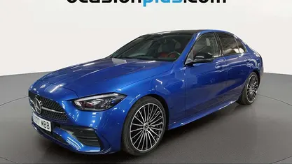 Azul Usado 2022 Mercedes C220 AMG Berlina | 37.955 € (Buen precio)