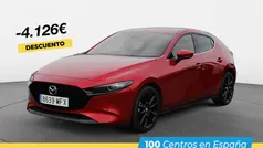 Rojo Usado 2023 Mazda 3 Berlina | 26.200 € (Precio justo)