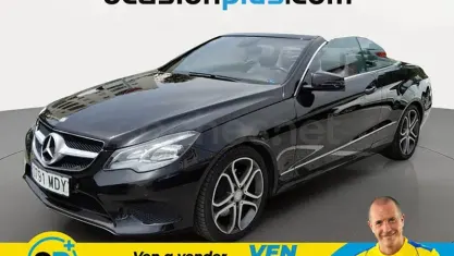 Usado Mercedes E200 184 CV (135 kW) 2015 Negro Descapotable