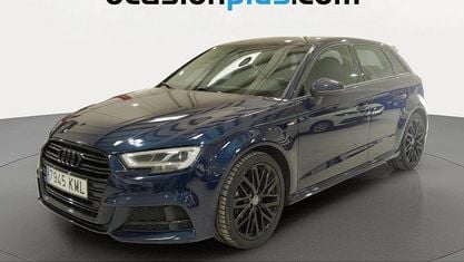 Usado Audi A3 Sportback S-Line 150 CV (110 kW) 2018 Azul Utilitario