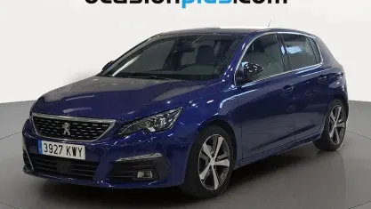 Usado Peugeot 308 GT-line 131 CV (96 kW) 2019 Azul Utilitario