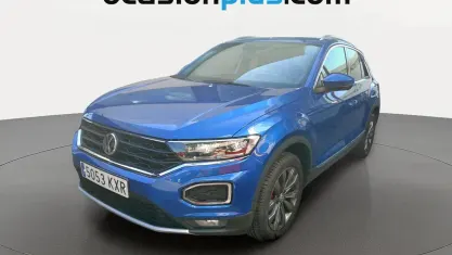 Usado VW T-Roc Sport 150 CV (110 kW) 2019 Azul SUV