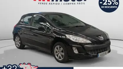 Usado Peugeot 308 Sport 120 CV (88 kW) 2009 Negro Utilitario