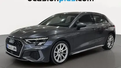 Usado Audi A3 Sportback S-Line 150 CV (110 kW) 2021 Gris Utilitario