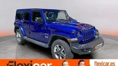 Azul Usado 2019 Jeep Wrangler Sahara SUV | 44.990 € (Precio justo)