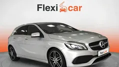 Gris Usado 2017 Mercedes A180 AMG line Berlina | 17.290 € (Buen precio)
