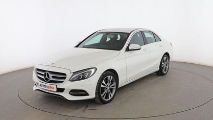 Usado Mercedes C220 Avantgarde 170 CV (125 kW) 2015 Blanco Berlina