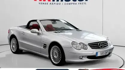 Usado Mercedes SL500 306 CV (225 kW) 2005 Gris Descapotable