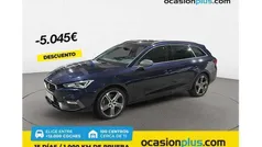 Azul Usado 2022 Seat Leon ST FR Familiar | 19.228 € (Buen precio)