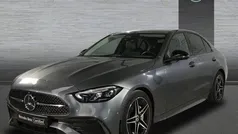 Gris selenita Usado 2024 Mercedes C300e AMG line Berlina | 47.995 € (Super precio)