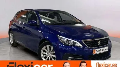 Usado Peugeot 308 Access 131 CV (96 kW) 2020 Azul Utilitario