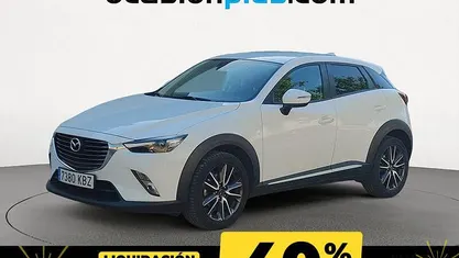 Blanco Usado 2017 Mazda CX-3 Luxury SUV | 16.297 € (Precio justo)