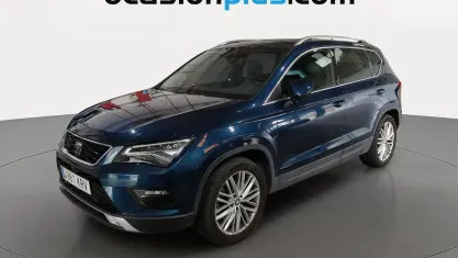 Usado Seat Ateca 4Drive 190 CV (139 kW) 2018 Azul SUV