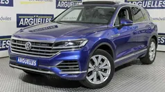 Azul Usado 2018 VW Touareg R-line SUV | 38.990 € (Precio justo)
