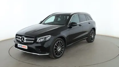 Usado Mercedes GLC220 AMG line 170 CV (125 kW) 2017 Negro SUV