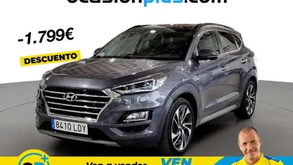 Usado Hyundai Tucson Style 136 CV (100 kW) 2020 Gris SUV