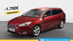 Rojo Usado 2017 Ford Focus Titanium Familiar | 13.290 € (Precio justo)