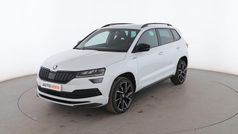 Blanco Usado 2021 Skoda Karoq SportLine SUV | 19.699 € (Buen precio)