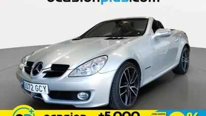 Usado Mercedes SLK200 184 CV (135 kW) 2008 Plateado Descapotable