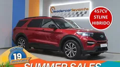 Rojo Usado 2021 Ford Explorer ST-Line SUV | 46.900 € (Precio justo)