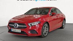 Rojo Usado 2019 Mercedes A180 AMG Berlina | 22.264 € (Precio justo)
