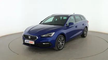 Usado Seat Leon XCELLENCE 150 CV (110 kW) 2020 Azul Familiar