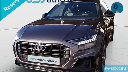 Usado Audi Q8 S-line plus 462 CV (339 kW) 2022 Gris SUV