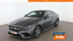 Gris Usado 2018 Mercedes E220 AMG line Coupe | 32.499 € (Precio justo)