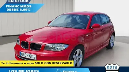 Usado BMW 120 177 CV (130 kW) 2008 Rojo Utilitario