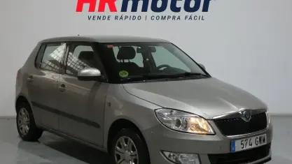 Usado Skoda Fabia 90 CV (66 kW) 2010 Beige