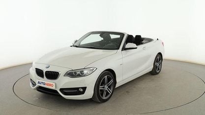 Usado BMW 218 Sport Line 150 CV (110 kW) 2016 Blanco Descapotable