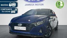 Azul Usado 2021 Hyundai i20 Berlina | 14.990 € (Precio justo)