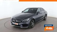 Gris Usado 2014 Mercedes C200 AMG line Berlina | 19.099 € (Precio justo)