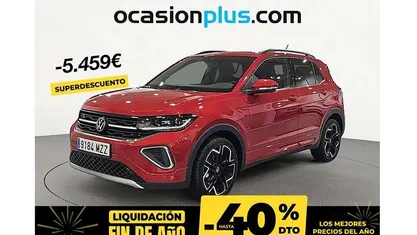 Rojo Usado 2025 VW T-Cross R-line SUV | 23.628 € (Precio justo)