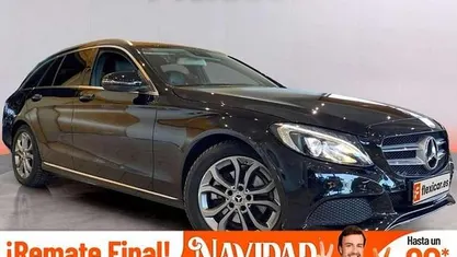 Negro Usado 2016 Mercedes C220 Avantgarde Familiar | 16.990 € (Buen precio)