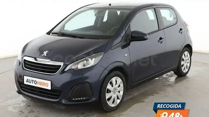 Usado Peugeot 108 Active 82 CV (60 kW) 2016 Azul Utilitario
