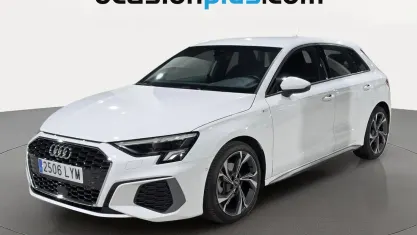 Usado Audi A3 Sportback S-Line 110 CV (80 kW) 2022 Blanco Utilitario