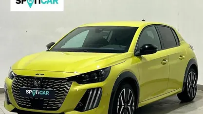 Käytetty Peugeot e-208 GT 114 kW (156 HP) 2024 Keltainen Viistoperä