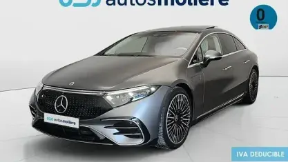 Usado Mercedes EQS580 400 kW (544 CV) 2022 Gris Berlina