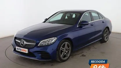 Azul Usado 2020 Mercedes C200 AMG line Berlina | 26.999 € (Super precio)