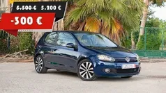 Azul Usado 2009 VW Golf VI Advance Berlina | 5200 €