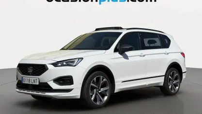 Usado Seat Tarraco 4Drive 200 CV (147 kW) 2021 Blanco SUV