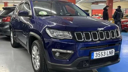 Azul Usado 2021 Jeep Compass Longitude SUV | 17.900 € (Precio justo)