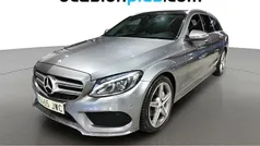 Gris Usado 2017 Mercedes C220 AMG Familiar | 17.590 € (Buen precio)