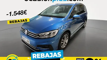Azul Usado 2016 VW Touran Sportline Monovolumen | 19.352 € (Precio justo)